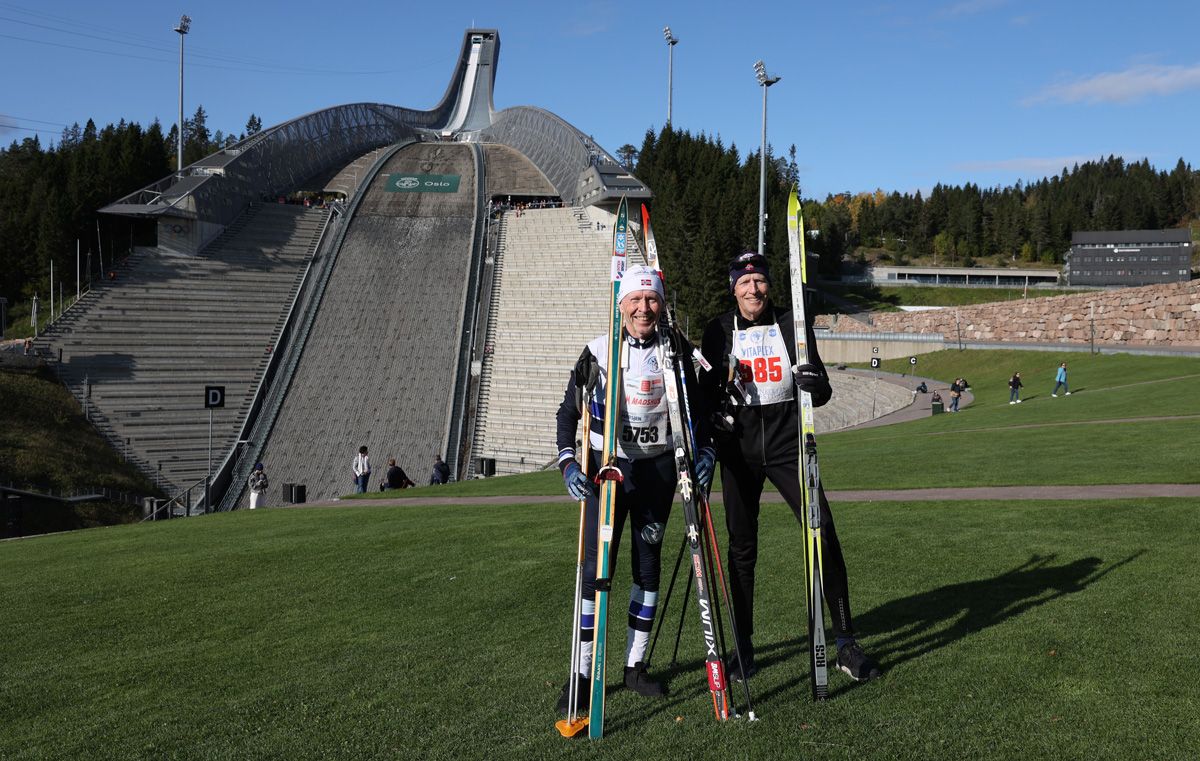 Harald Helmersmo (t.v) og Georg Enderlé 